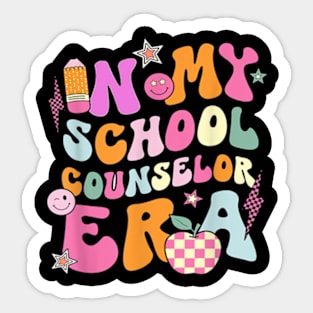 In My Counselor Era Funny Groovy Back To School Teacher Sticker